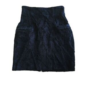 Opening ceremony womens Sz S black pencil mini skirt zip back